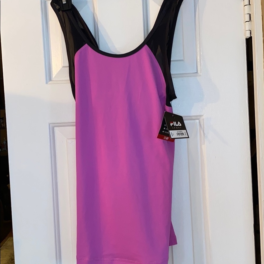 NWT Fila sport. Crisscross low back activewear top